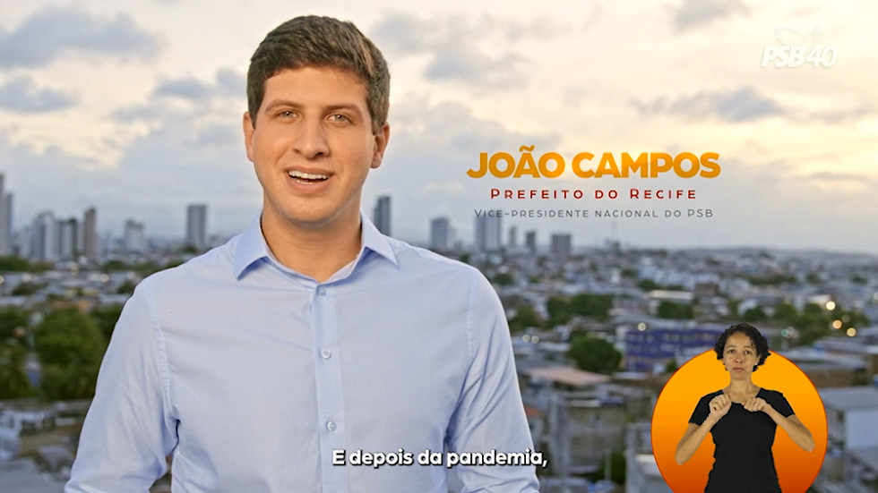 João Campos estrela inserções do PSB em TV e rádio